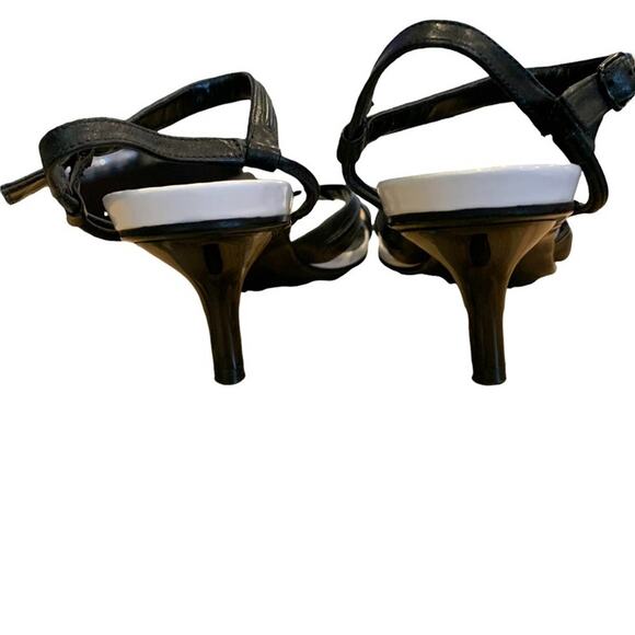 Kenneth Cole reaction Yes Code LE shoes kitten heel leather uppers size 7 - Picture 6 of 7